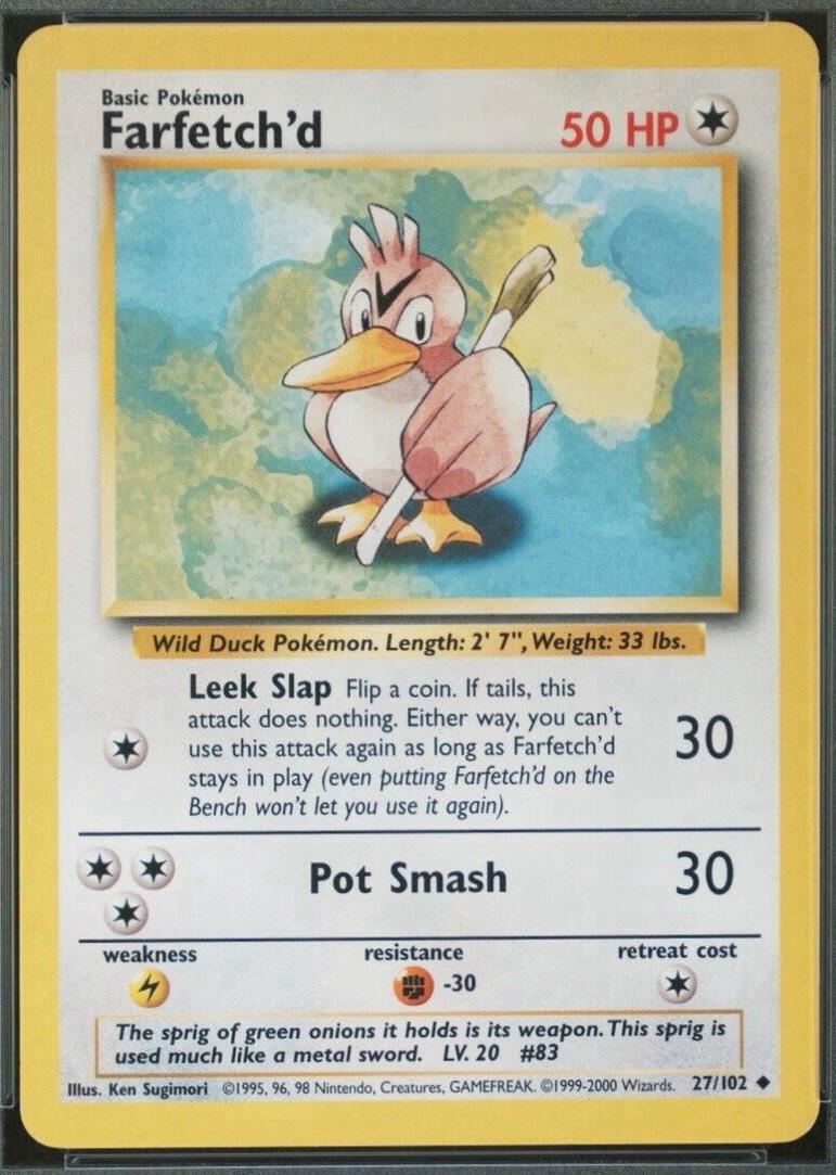 Base Set [1999-2000] Farfetch'd [1999-2000] Pokémon card